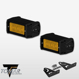 6" TRX Series LED Light Pods-Pair Long range amber