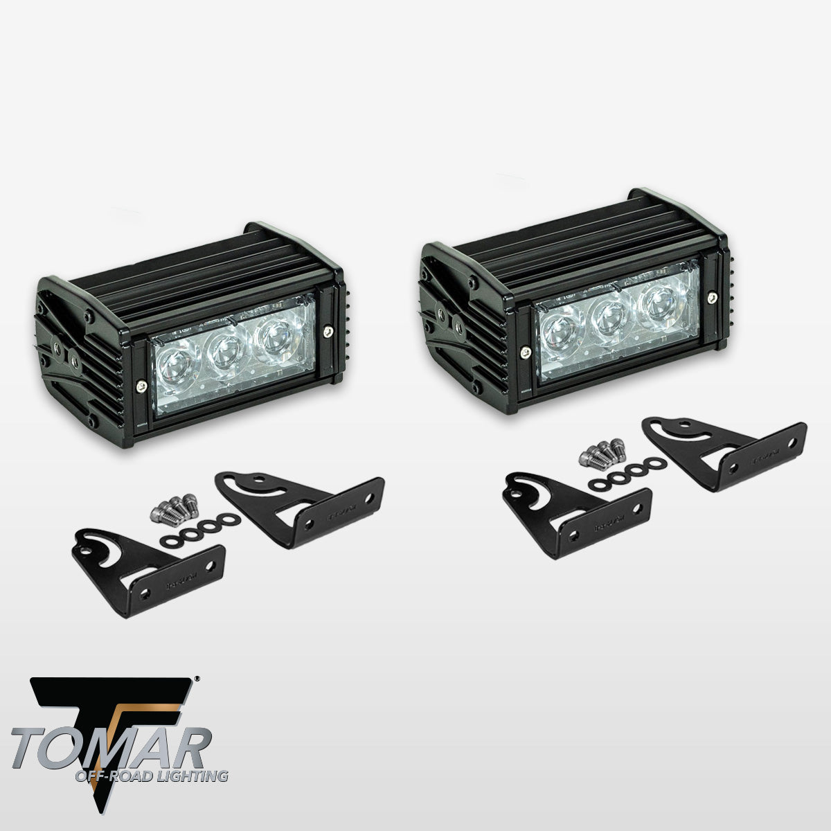 TOMAR Off Road 3 TRX Series LED Light Pods-Pair