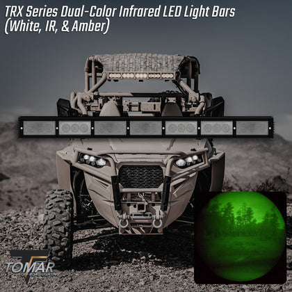 TRX Series Dual-Color Infrared LED Light Bars (White, IR, & Amber)