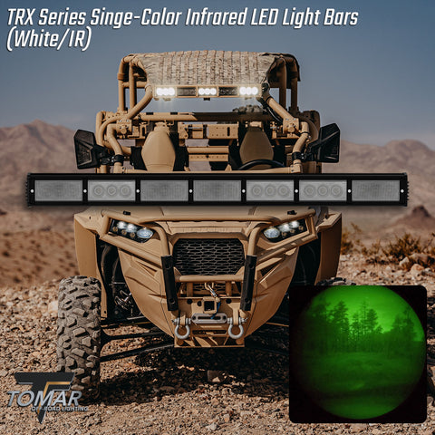 TRX Series Single Color Infrared LED Light Bars (White/IR)