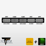 25" TRX Series Dual-Color Infrared LED Light Bar (White, IR, & Amber)TOMAR Off Road