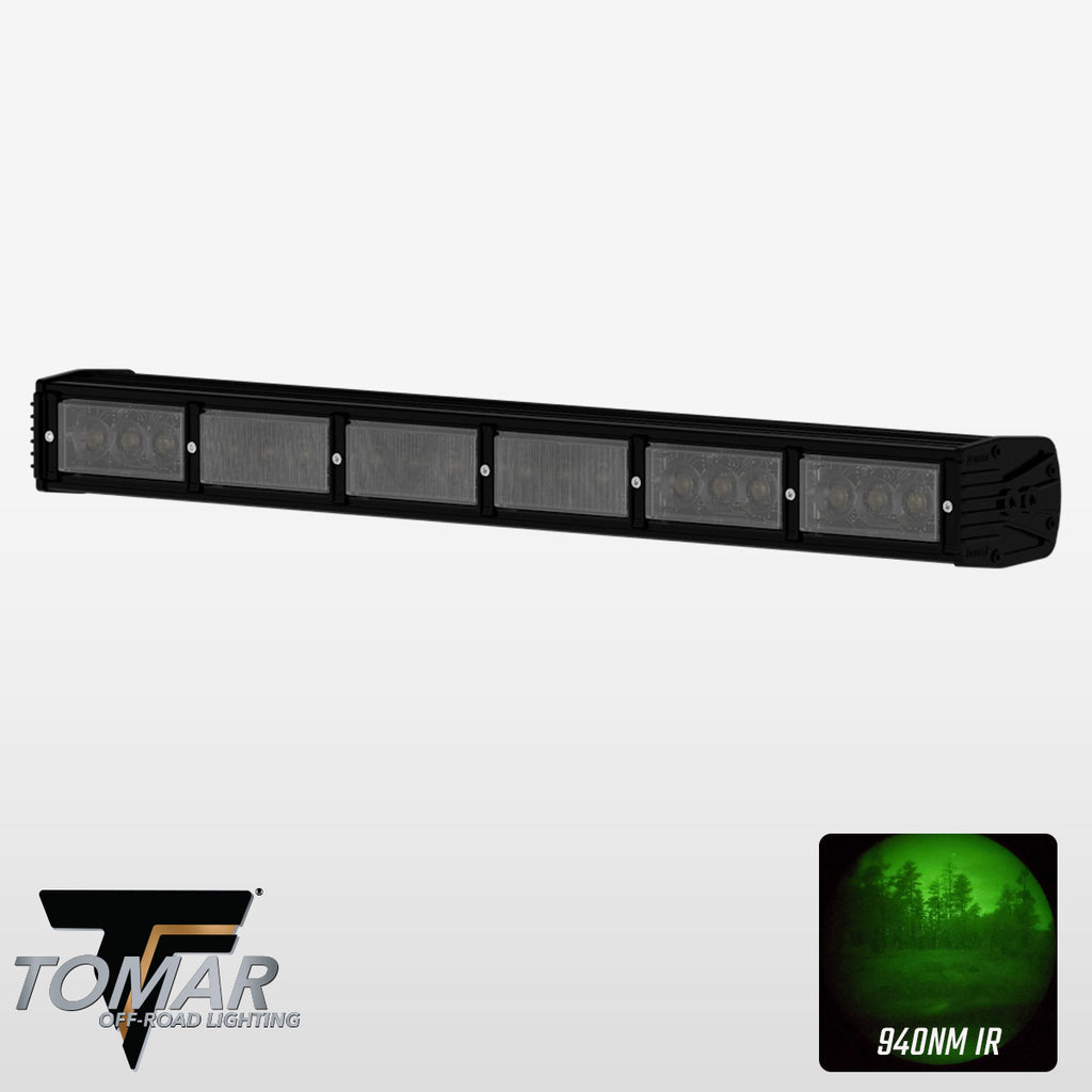 TOMAR Off Road 30 TRX Series Single Color Infrared LED Light Bar (White/IR)