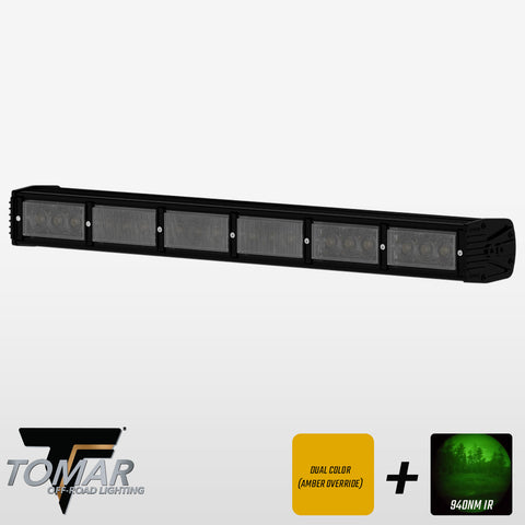 30" TRX Series Dual-Color Infrared LED Light Bar (White, IR, & Amber)TOMAR Off Road