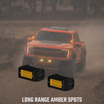 Long Range Amber LED light pods