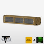 15" TRX Series Dual-Color Infrared LED Light Bar (White, IR, & Amber)